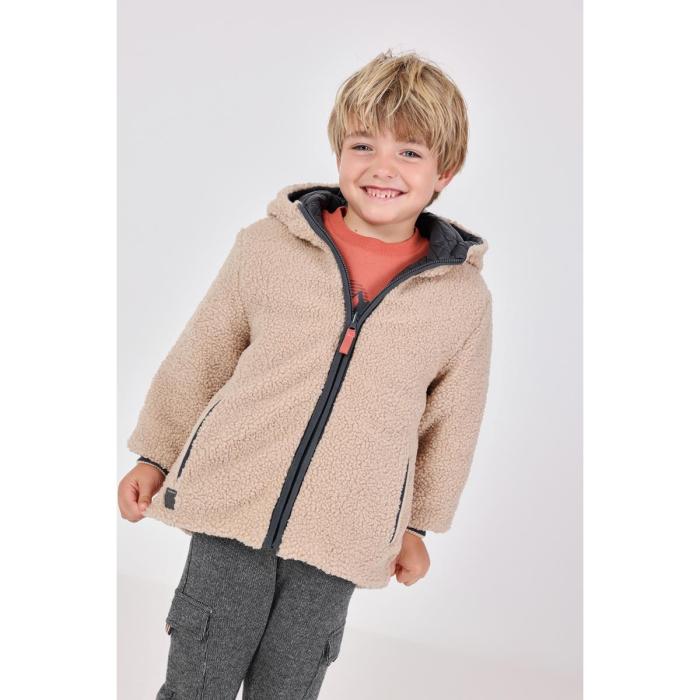 Μπουφάν διπλής όψης αγόρι Boboli-312174-8116-Beige