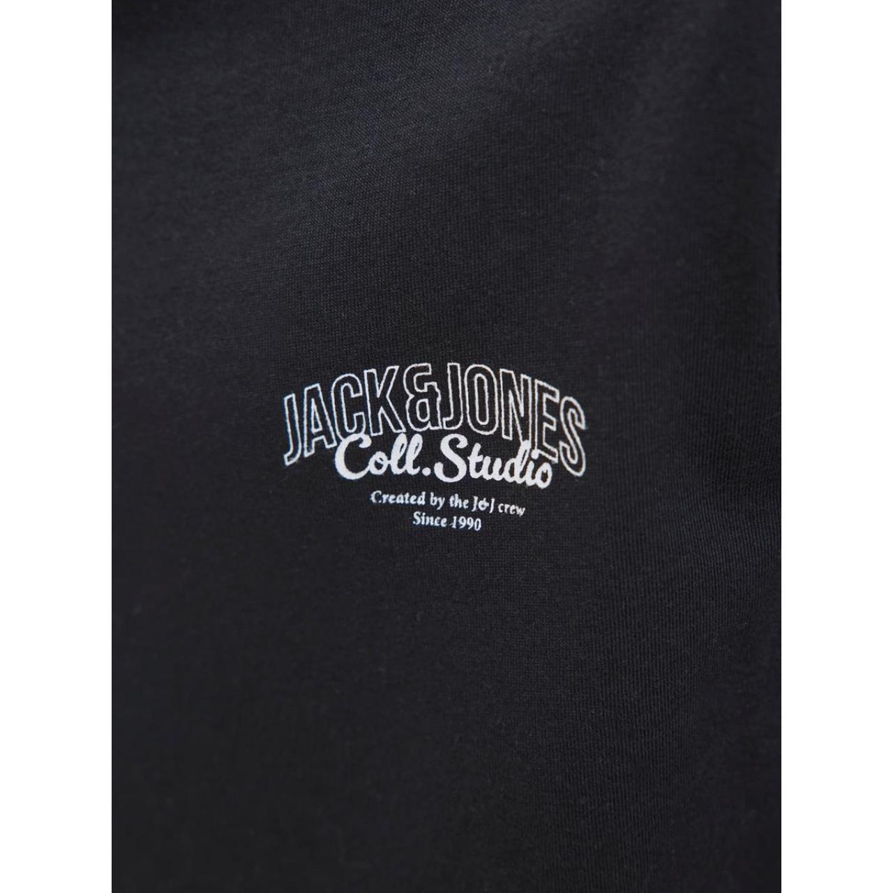 Μπλούζα μακό αγόρι JACK & JONES-12279650-Black