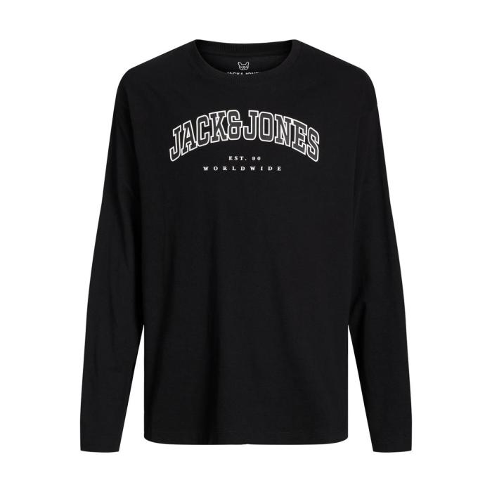 Μπλούζα μακό αγόρι JACK & JONES-12258928-Black