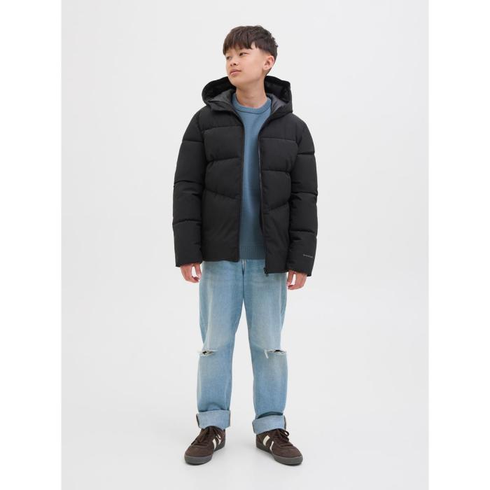 Μπουφάν puffer αγόρι JACK & JONES-12283847-Black