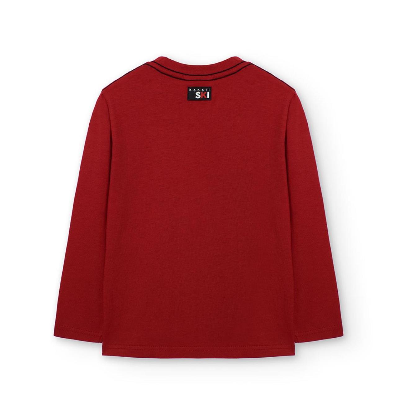 Μπλούζα μακό αγόρι Boboli-532077-3870-Red