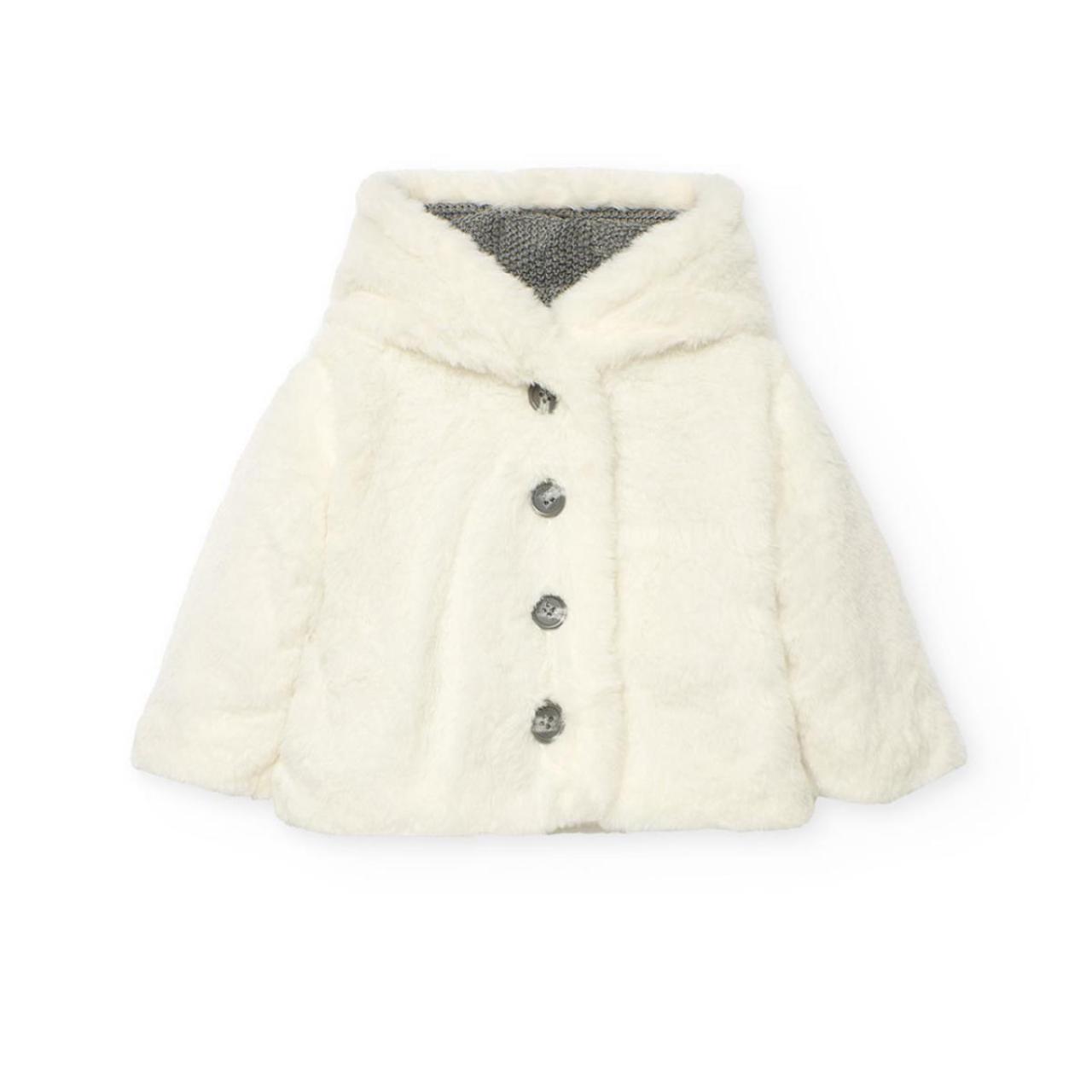 Ζακέτα μπεμπέ διπλής όψης unisex Boboli-752116-8125-Grey φωτογραφία