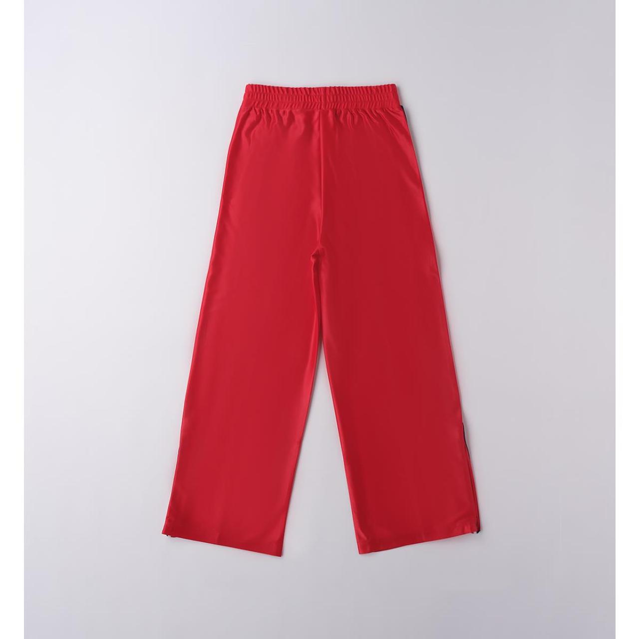 Παντελόνα υφασμάτινη κορίτσι I DO-4.F521-2244-Red