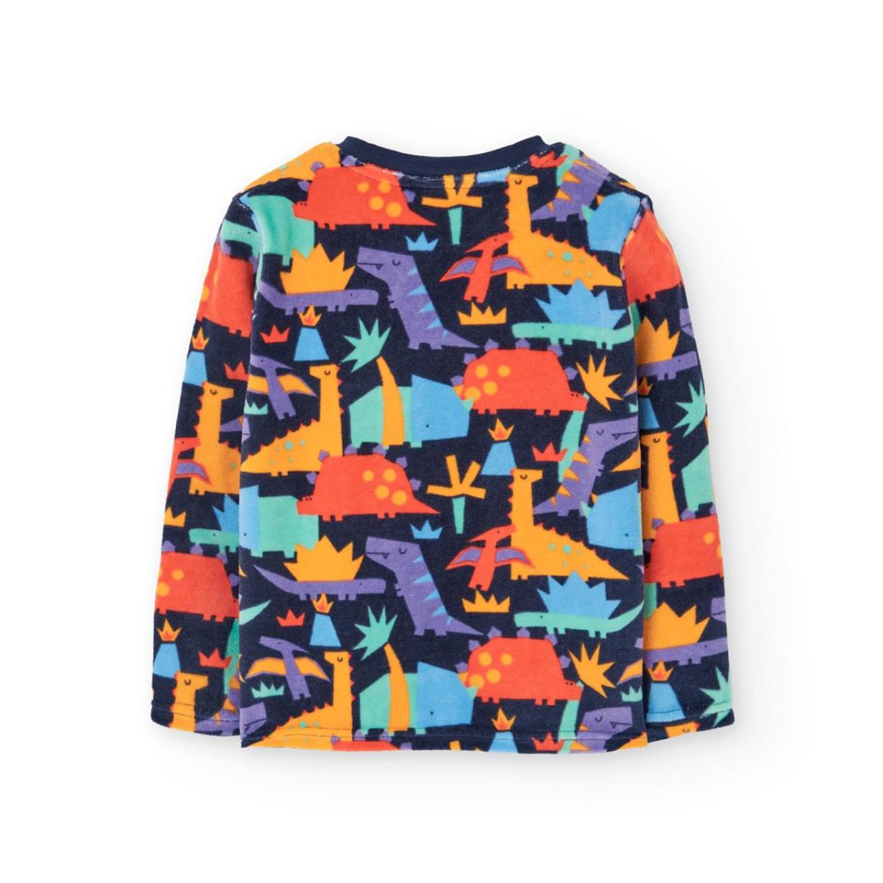 Πιτζάμα βελουτέ αγόρι Boboli-932004-9674-Navy φωτογραφία