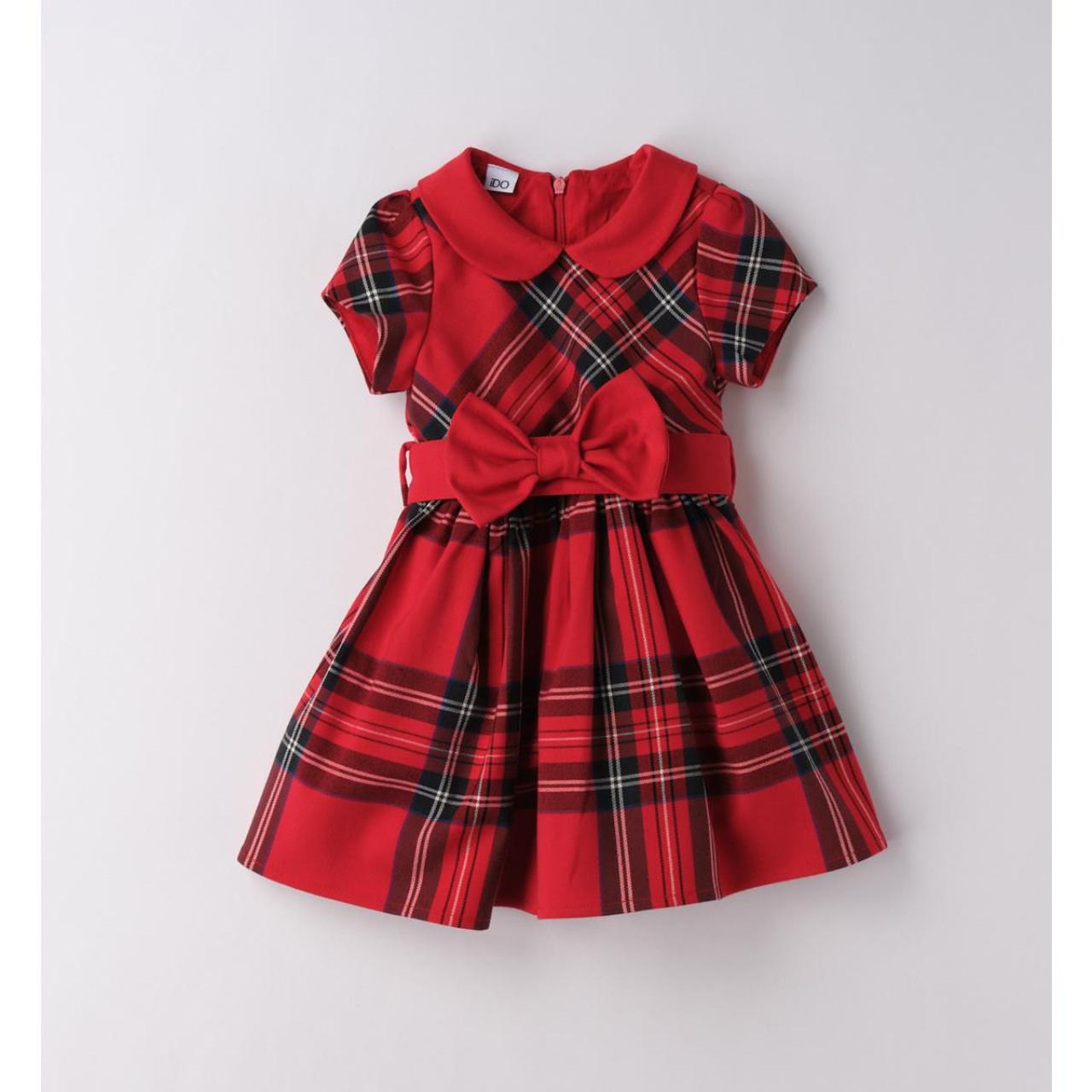 I DO Φόρεμα υφασμάτινο κορίτσι I DO-4.F377-2253-Red