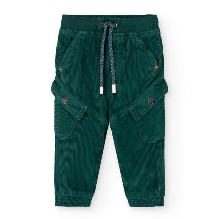 Παντελόνι κοτλέ αγόρι Boboli-332042-4728-Green