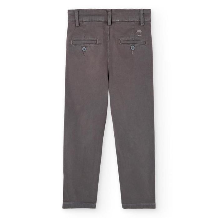 Παντελόνι chino υφασμάτινο αγόρι Boboli-732013-8119-Grey