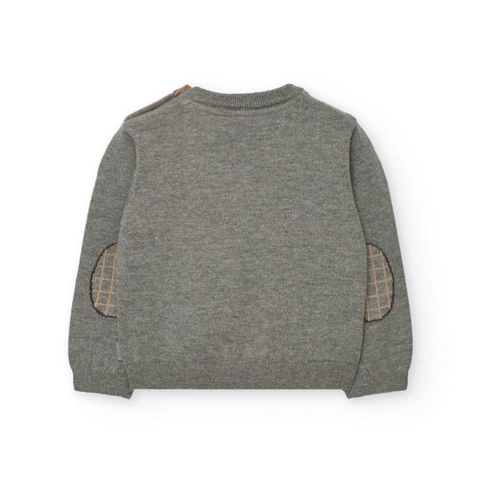 Μπλούζα πλεκτή αγόρι Boboli-712077-8125-Grey