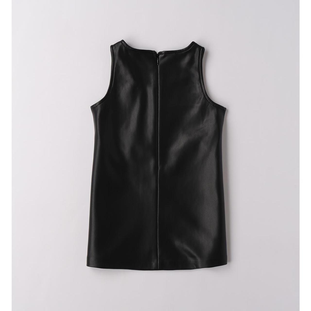 Φόρεμα συνθετικό δέρμα κορίτσι I DO-4.F362-0658-Black