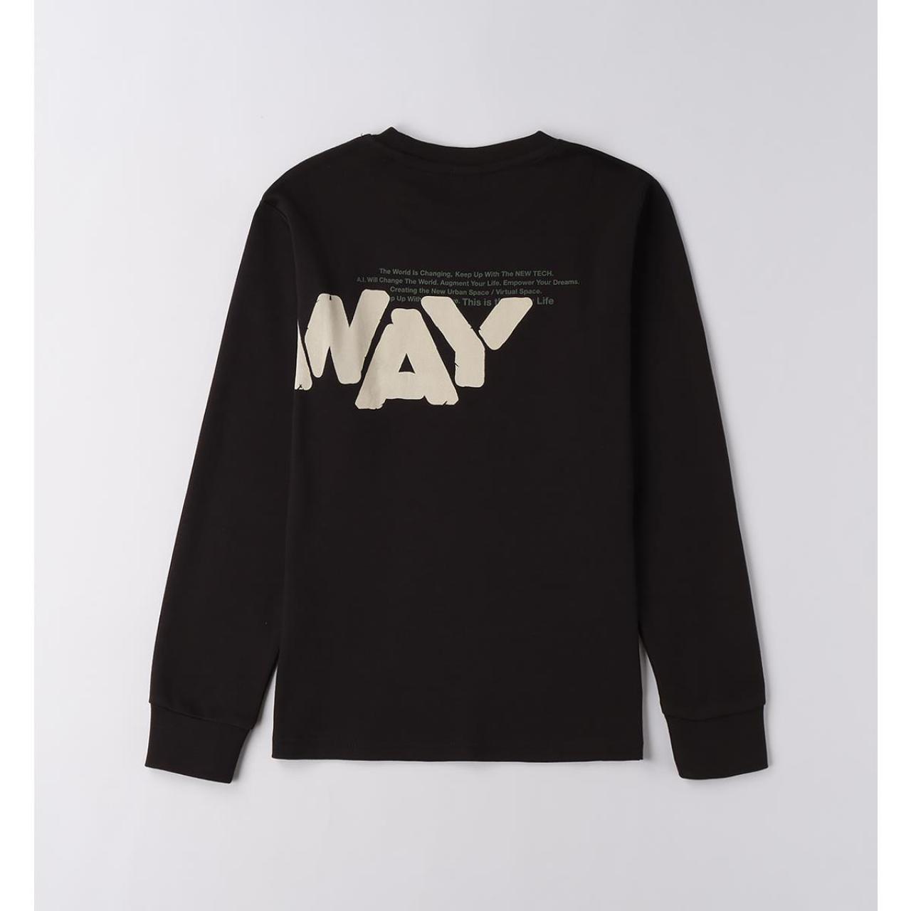 Μπλούζα interlock αγόρι I DO-4.F434-0658-Black