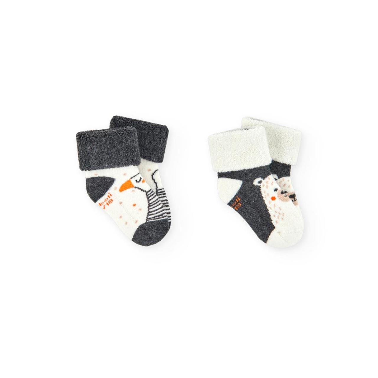 Κάλτσες μπεμπέ 3 τεμ. unisex Boboli-192002-8124-Multicolor