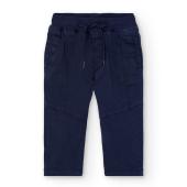 Παντελόνι υφασμάτινο αγόρι Boboli-392071-2440-Navy