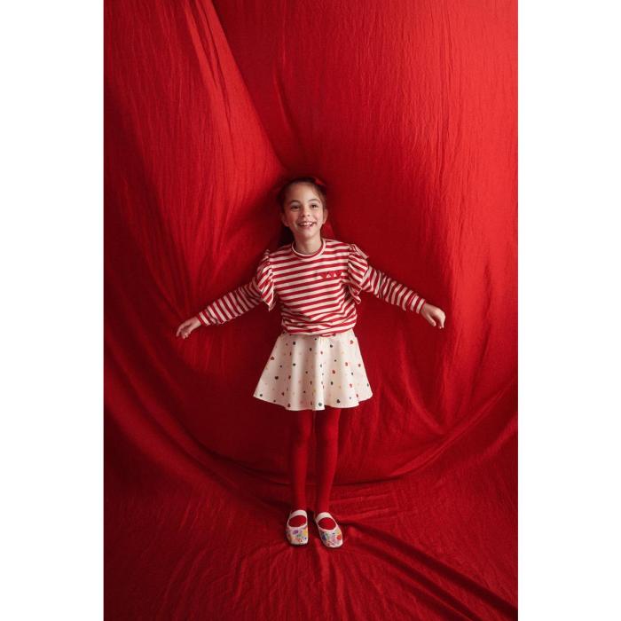 Μπλούζα φούτερ κορίτσι two in a castle-T6516-Red