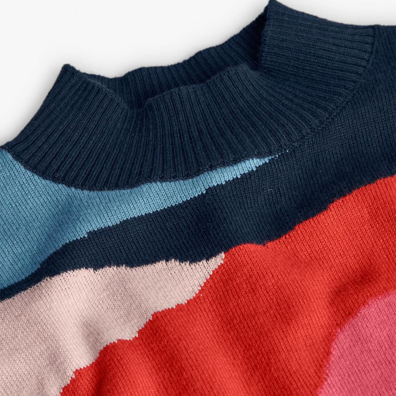 Μπλούζα πλεκτή κορίτσι Boboli-432166-2625-Multicolor φωτογραφία