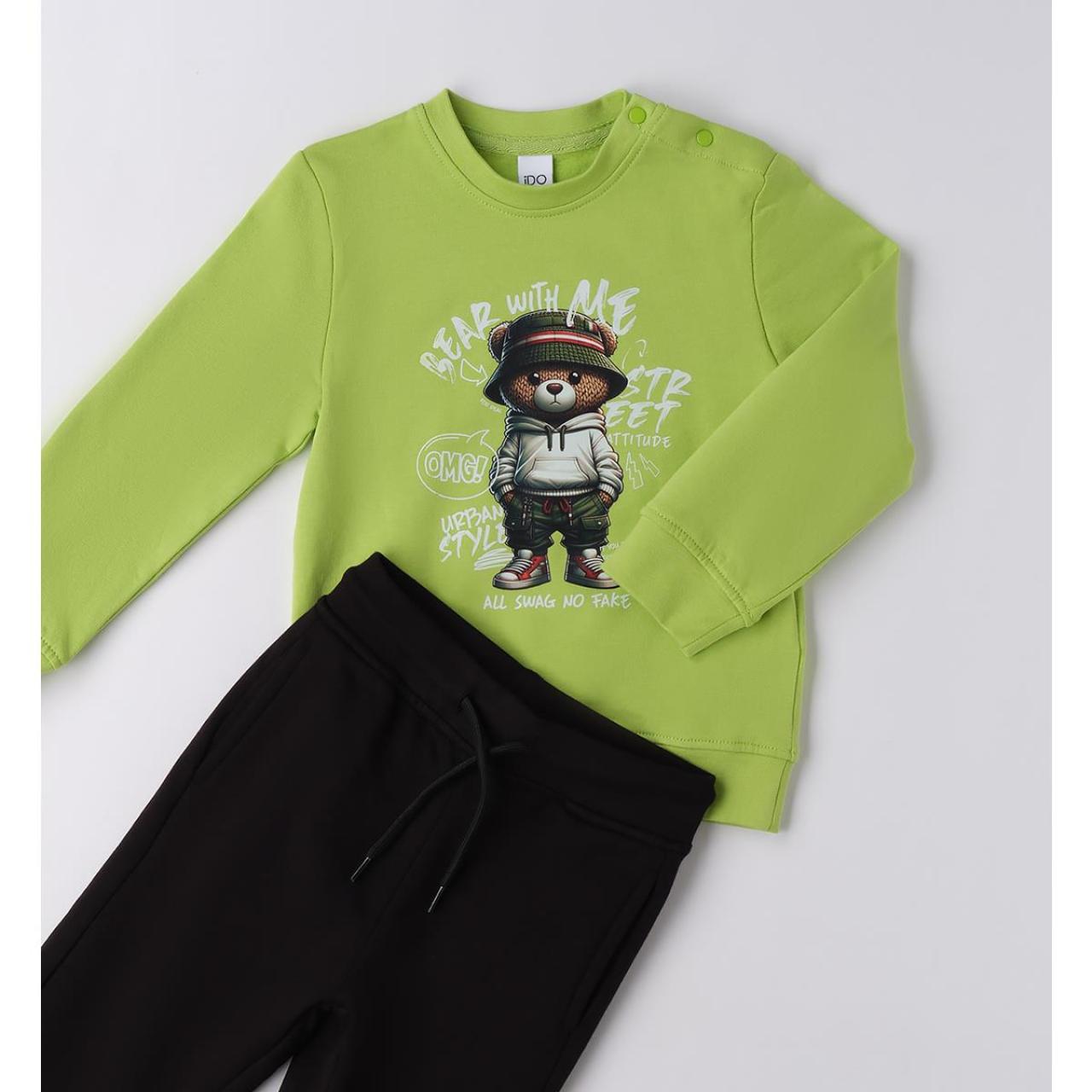 Σετ φόρμα φούτερ αγόρι I DO-4.F716-5266-Green