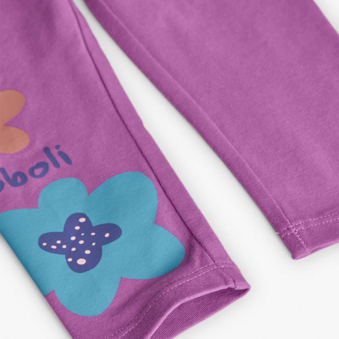 Σετ μακό φόρεμα κορίτσι Boboli-222107-6124-Purple