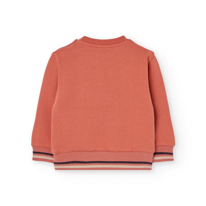 Μπλούζα φούτερ αγόρι Boboli-312039-5169-Orange