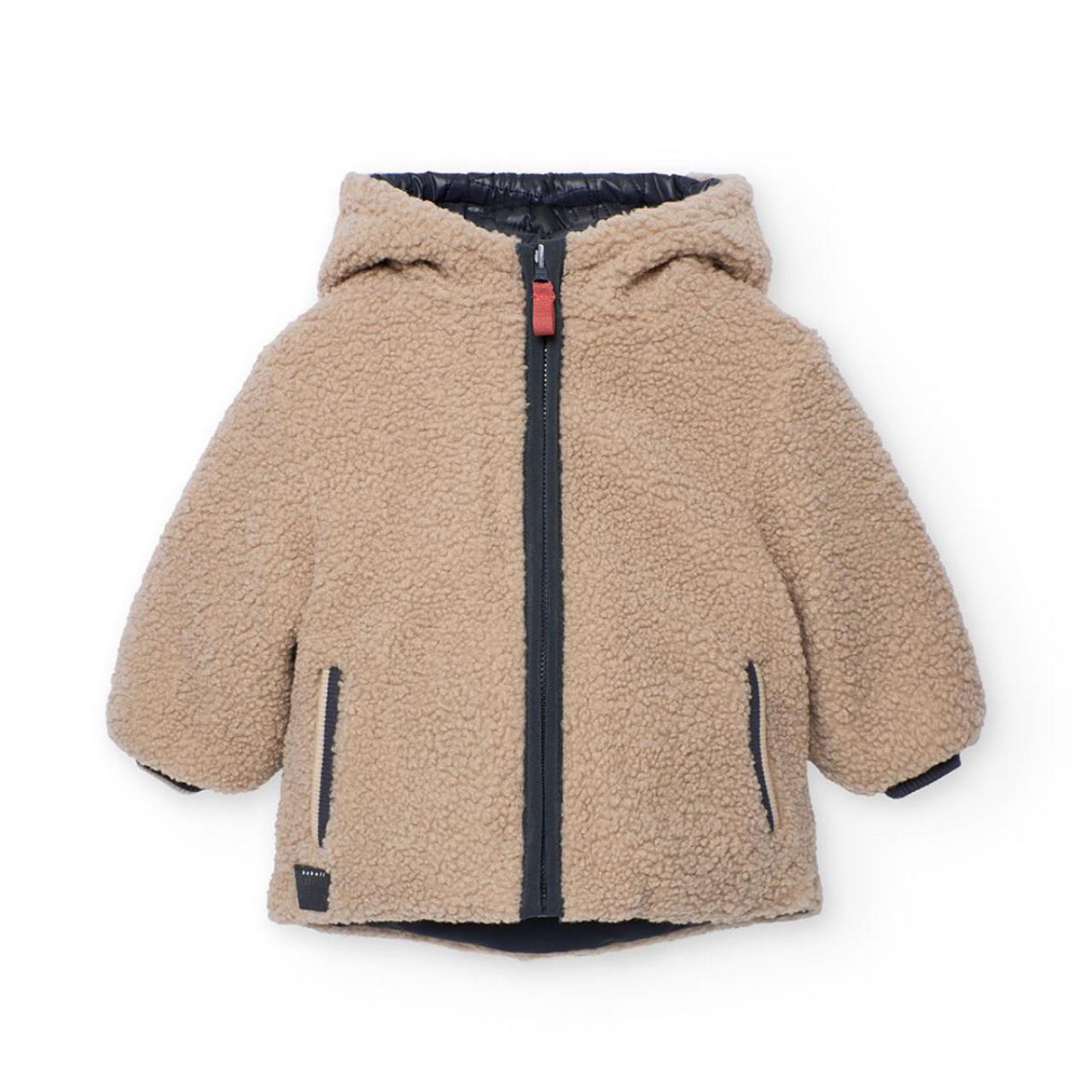 Μπουφάν διπλής όψης αγόρι Boboli-312174-8116-Beige φωτογραφία