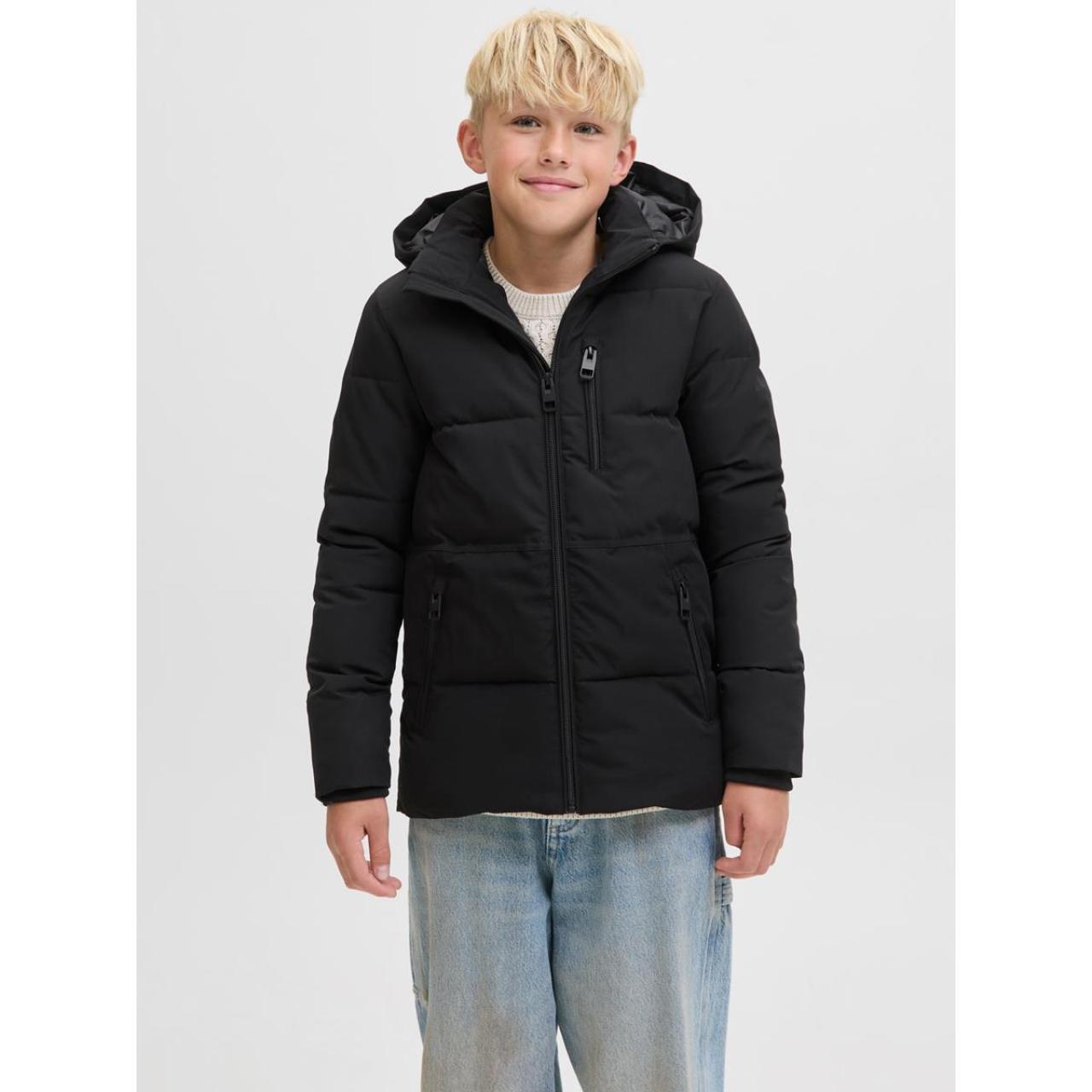 Μπουφάν puffer αγόρι JACK & JONES-12278853-Black