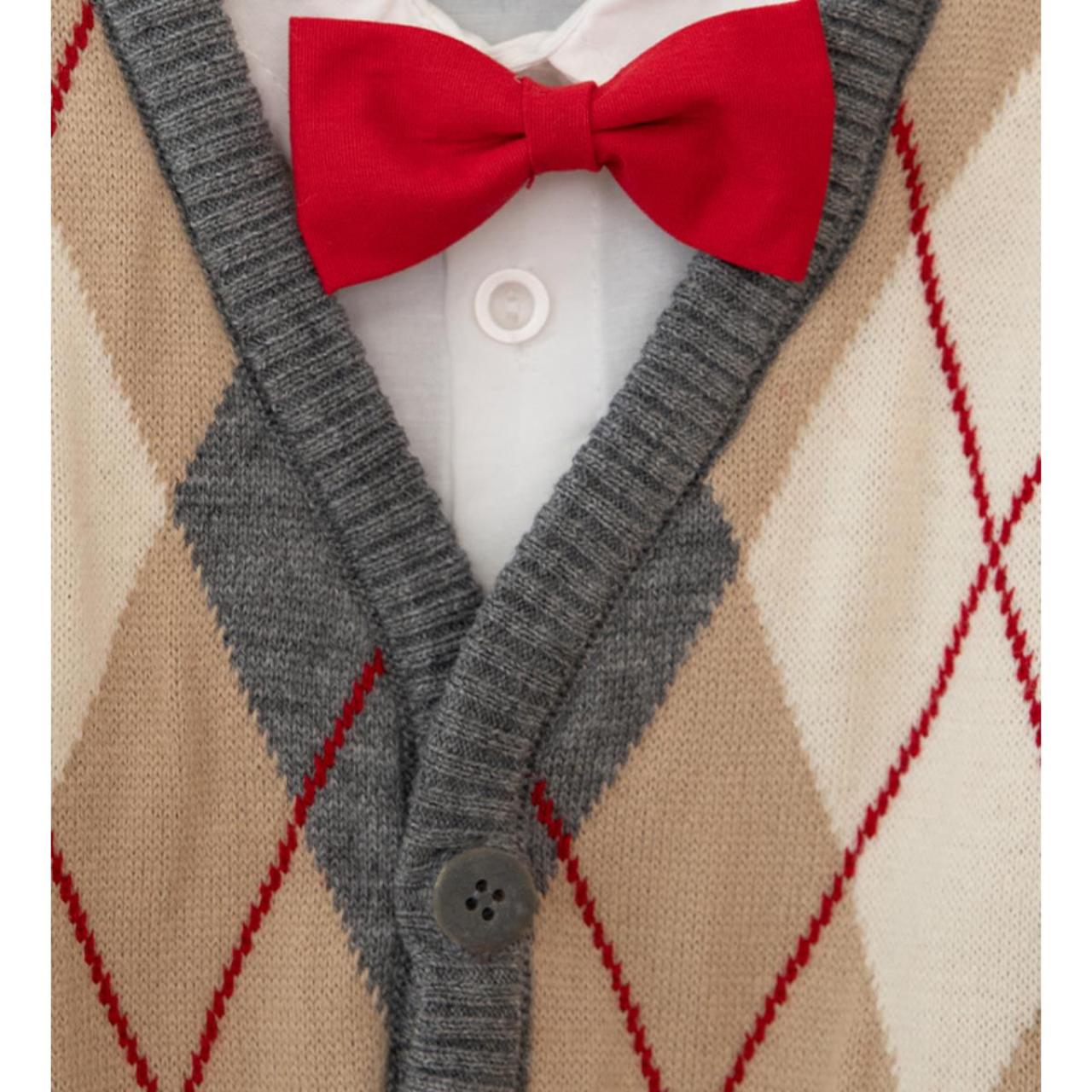 Σετ μπεμπέ 3 τεμ.αγόρι Restart-25/10538-Beige φωτογραφία