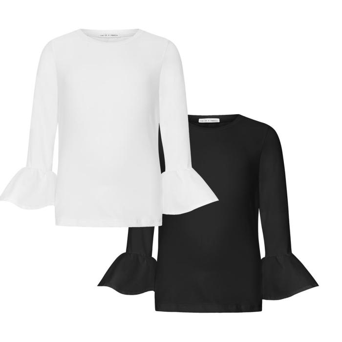 Μπλούζα μακό κορίτσι two in a castle-T6729-Black