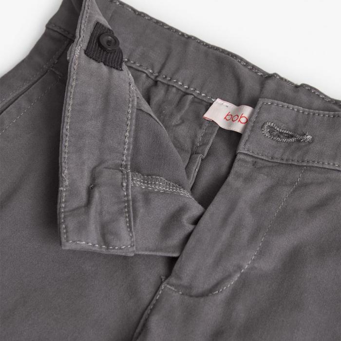 Παντελόνι chino υφασμάτινο αγόρι Boboli-732013-8119-Grey