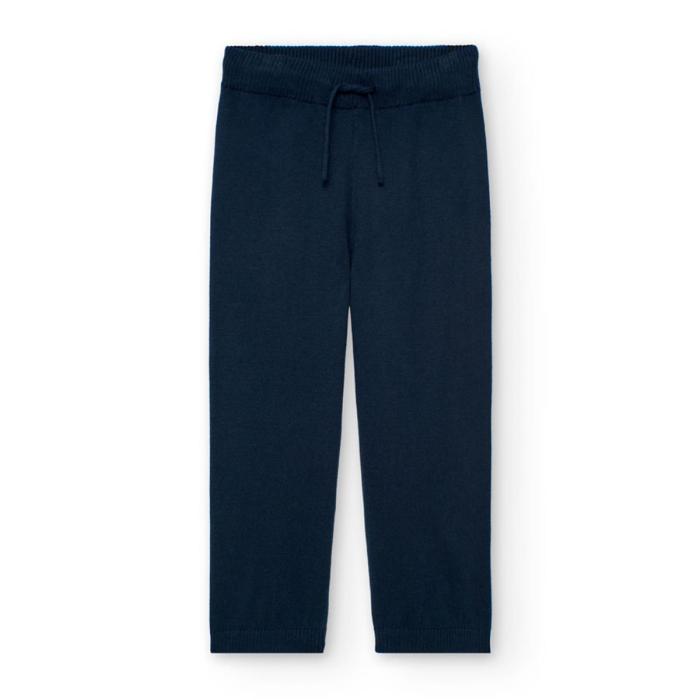 Παντελόνα πλεκτή κορίτσι Boboli-412063-2440-Navy