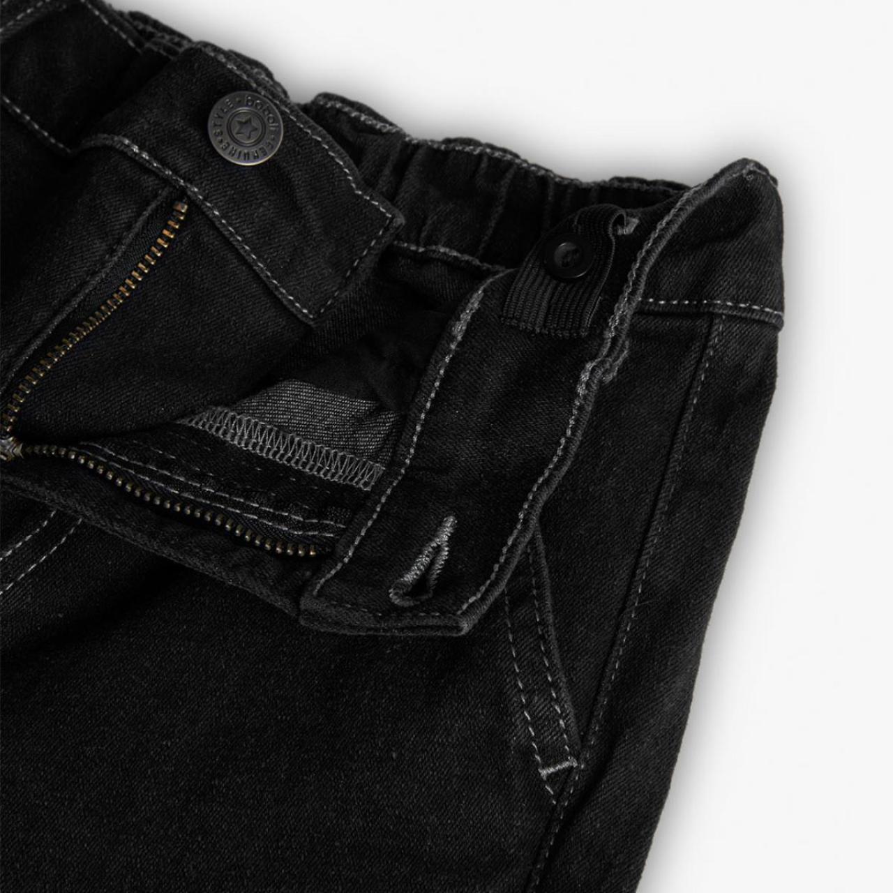 Παντελόνι τζιν cargo αγόρι Boboli-522021-BLACK φωτογραφία