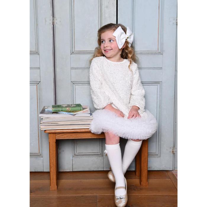 Φόρεμα τούλι κορίτσι Angel's Face-Jeanette Boucle Sewuin-Snowdrop