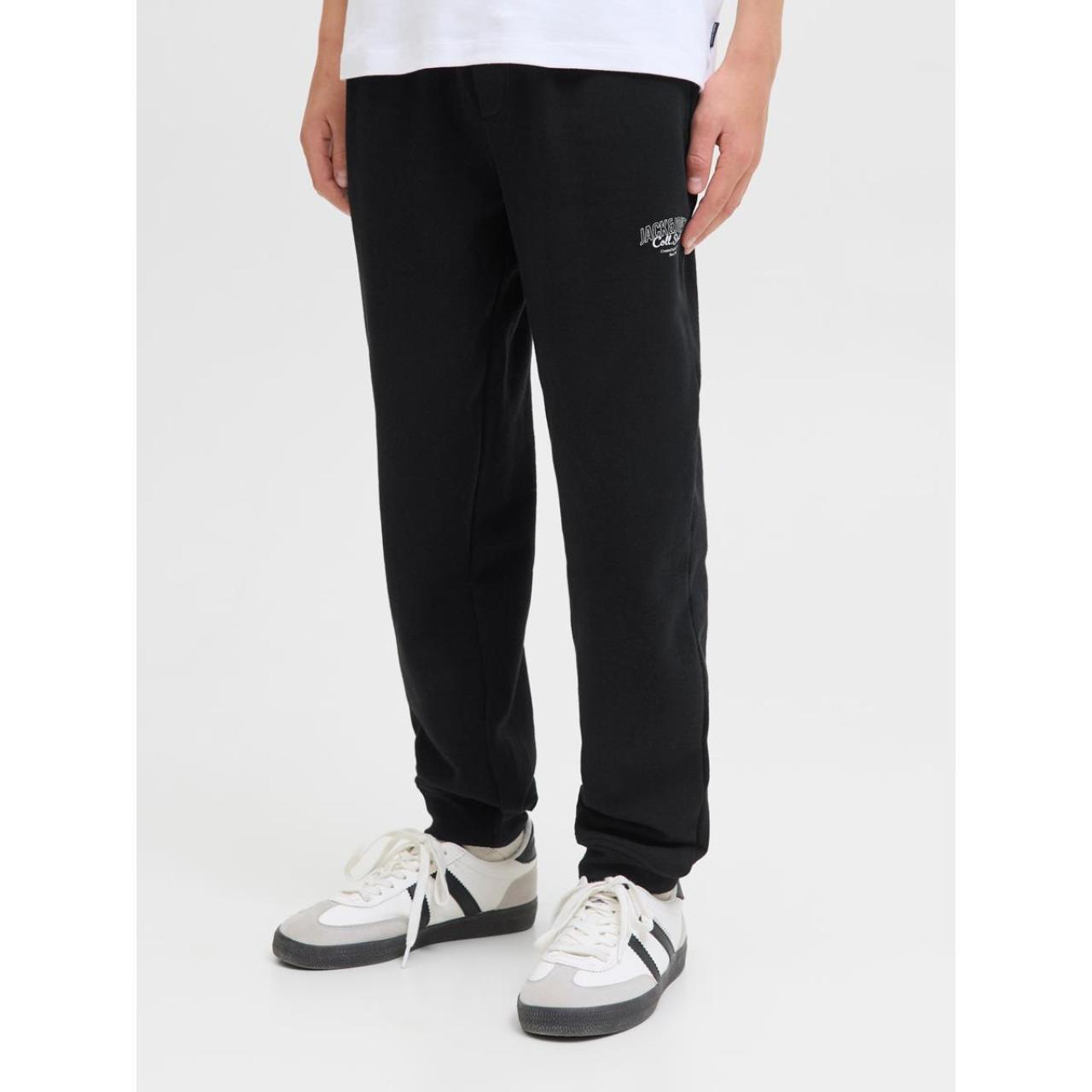 Παντελόνι φούτερ αγόρι JACK & JONES-12279624-Black φωτογραφία