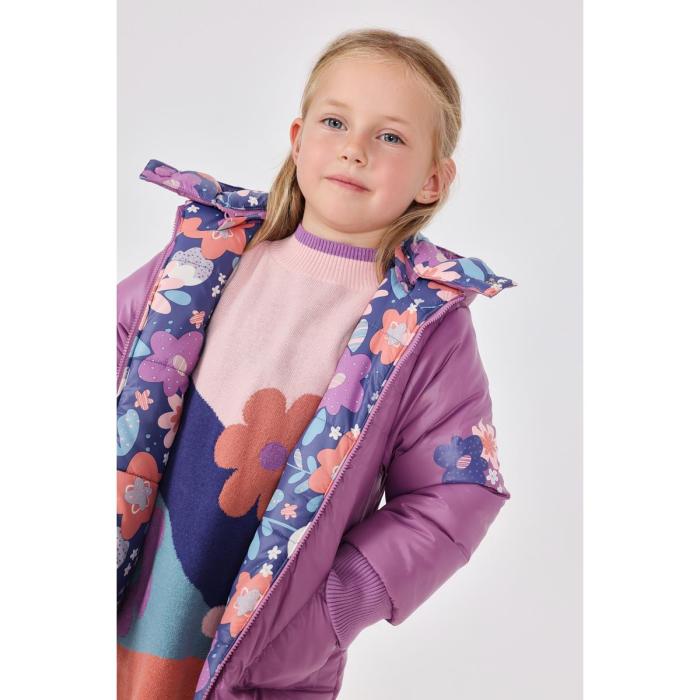 Μπουφάν διπλής όψης κορίτσι Boboli-222185-9753-Purple