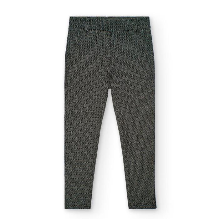Παντελόνα φούτερ-πλεκτή κορίτσι Boboli-402084-890-Black