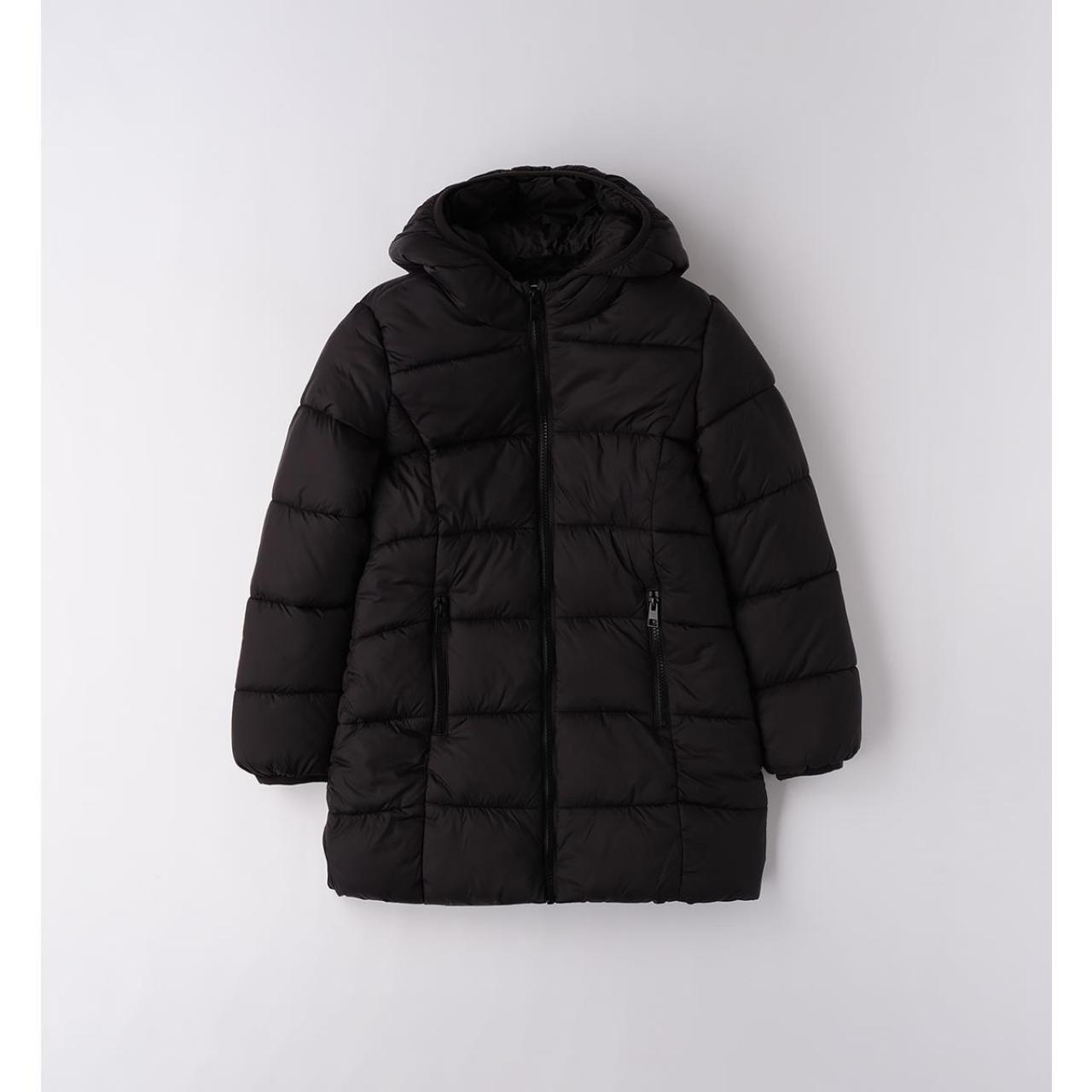 I DO Μπουφάν μακρύ κορίτσι I DO-4.F554-0658-Black