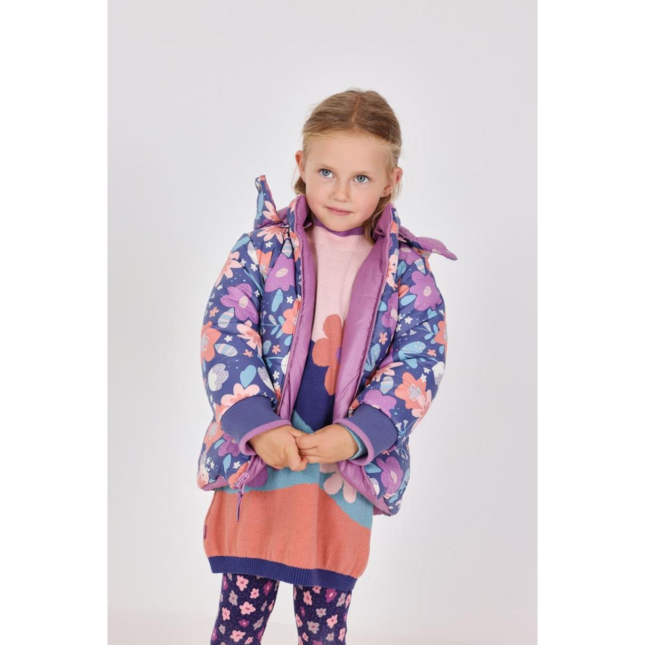 Μπουφάν διπλής όψης κορίτσι Boboli-222185-9753-Purple φωτογραφία