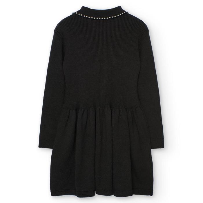 Φόρεμα πλεκτό κορίτσι Boboli-402051-890-Black