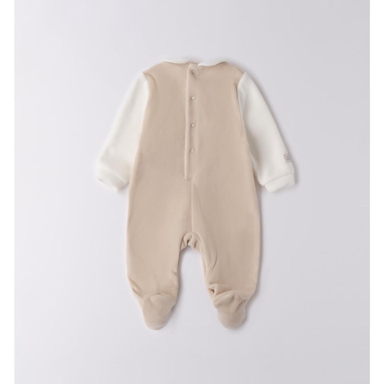 Φορμάκι μπεμπέ βελουτέ αγόρι I DO-4.F158-0164-Beige φωτογραφία