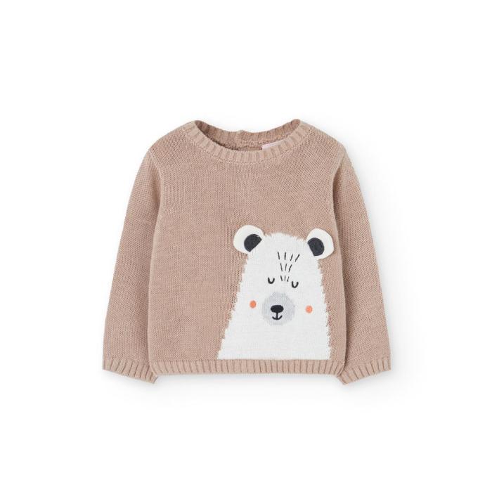 Σετ μπεμπέ αγόρι Boboli-122173-7441-Beige