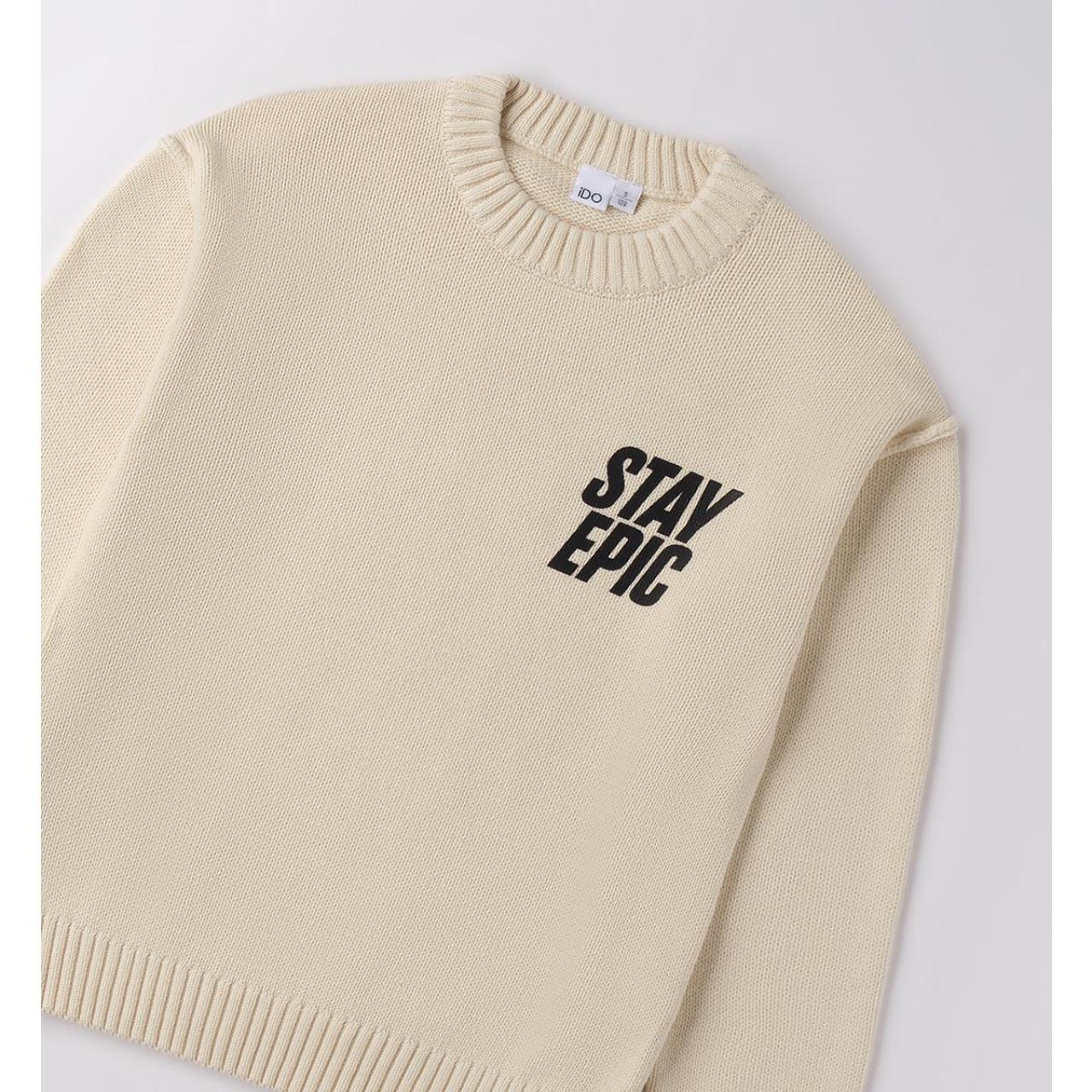 Μπλούζα πλεκτή αγόρι I DO-4.F395-0124-Ecru