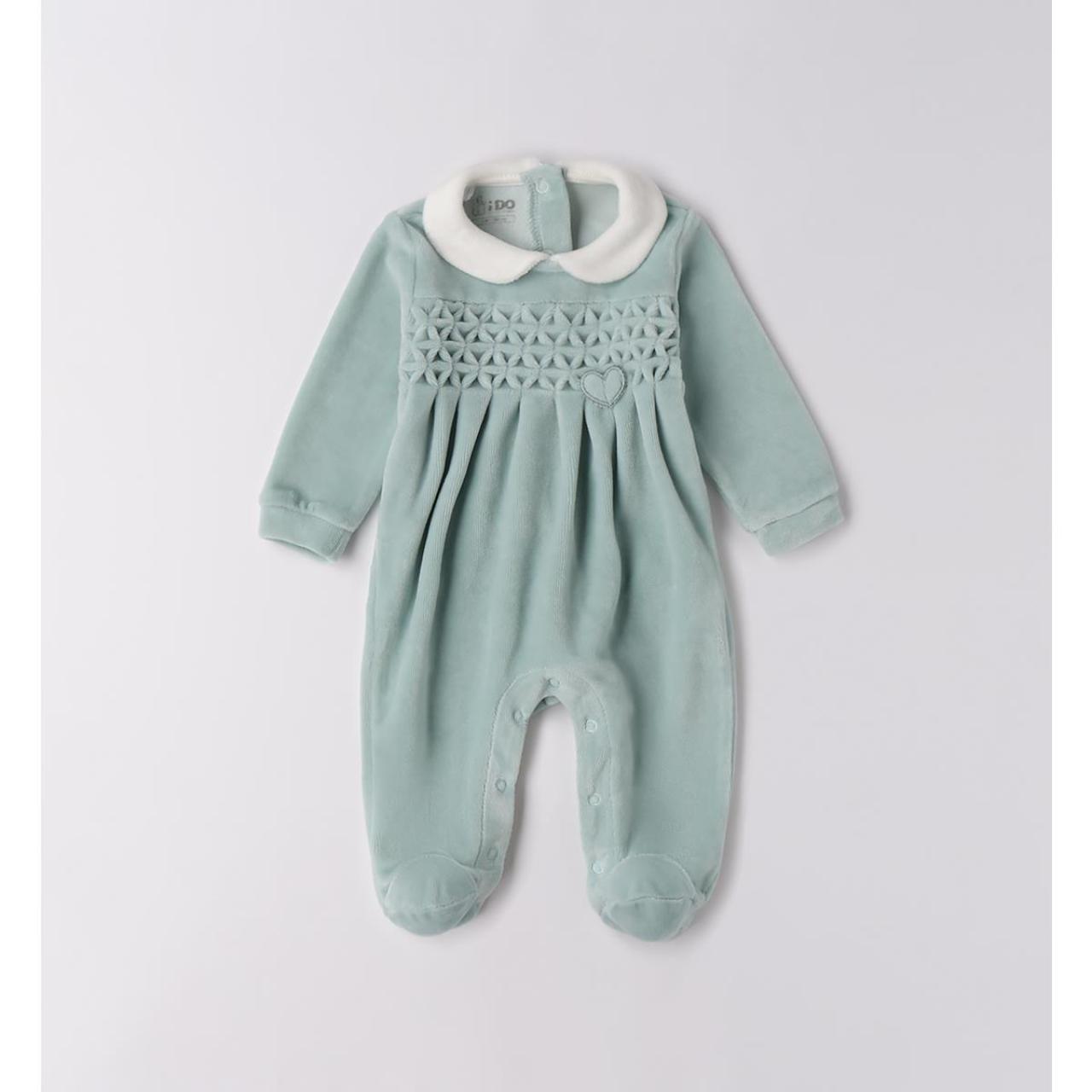 Φορμάκι μπεμπέ βελουτέ κορίτσι I DO-4.F187-4221-Green