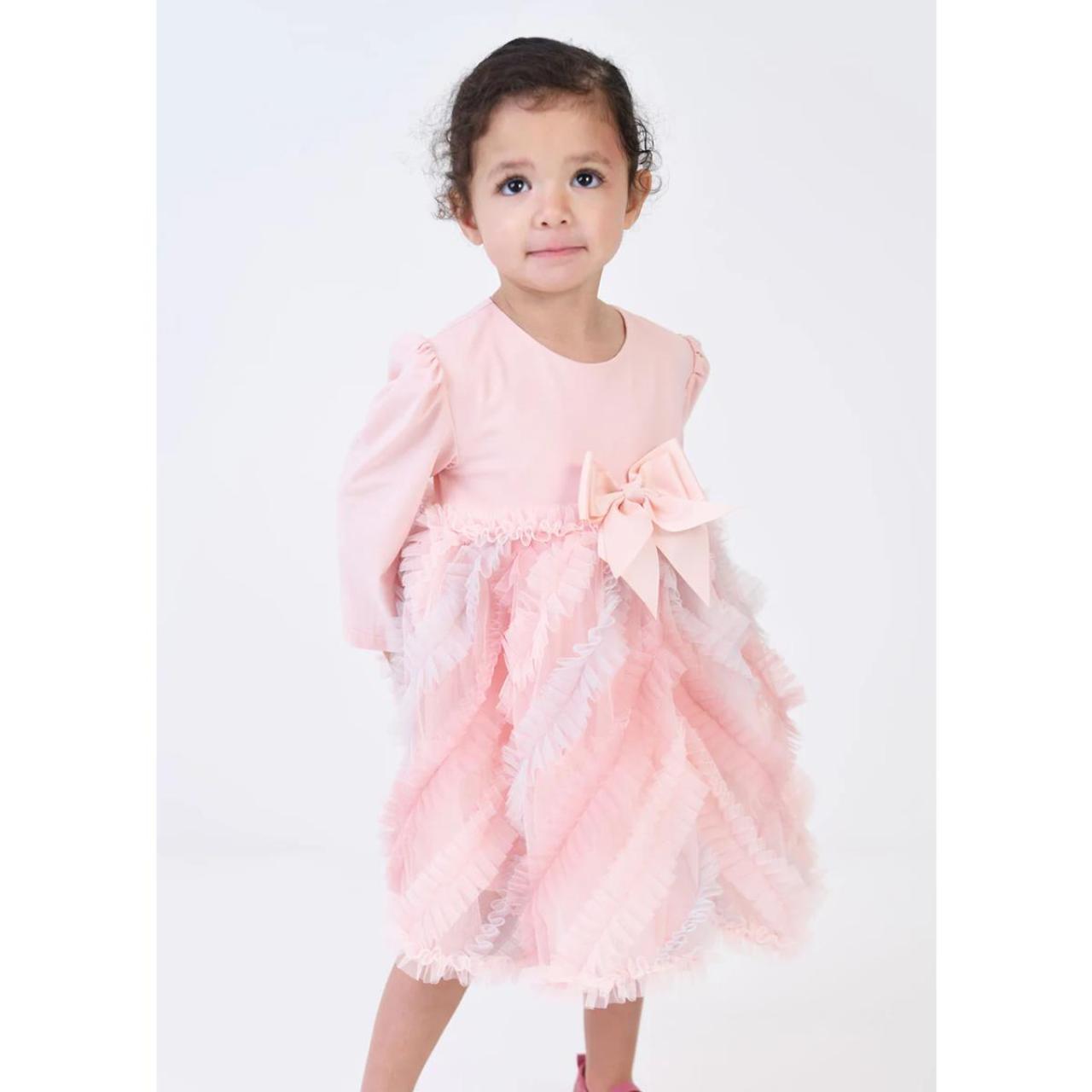 Angel's Face Φόρεμα μπεμπέ τούλι κορίτσι Angel's Face-Callula Baby Dress-Blush Pink