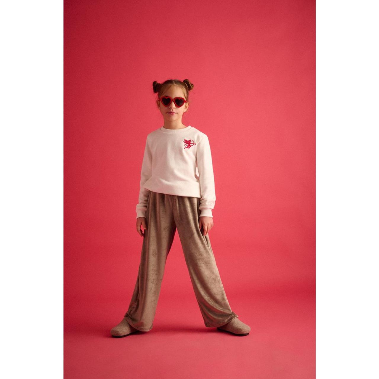 Σετ φούτερ κορίτσι two in a castle-T6700-White