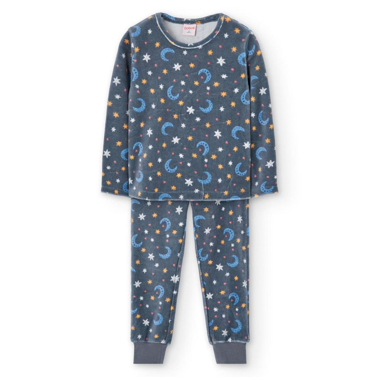BOBOLI Πιτζάμα βελουτέ κορίτσι Boboli-922081-9672-Blue