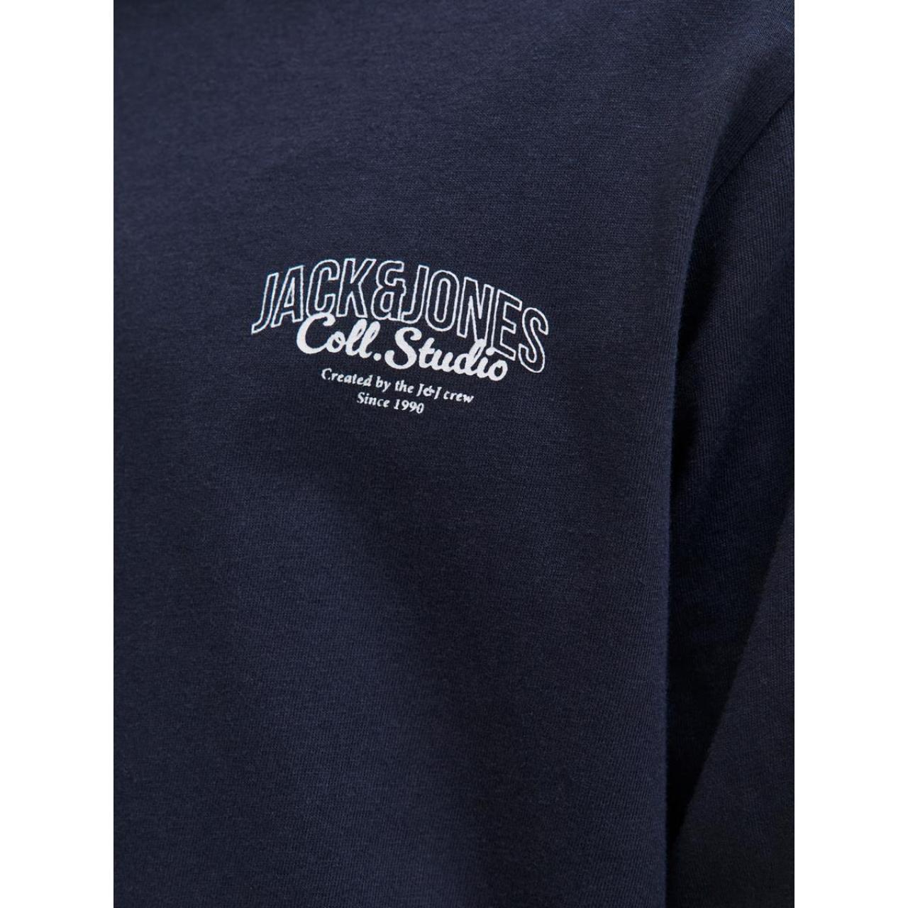 Μπλούζα μακό αγόρι JACK & JONES-12279650-Sky Captain