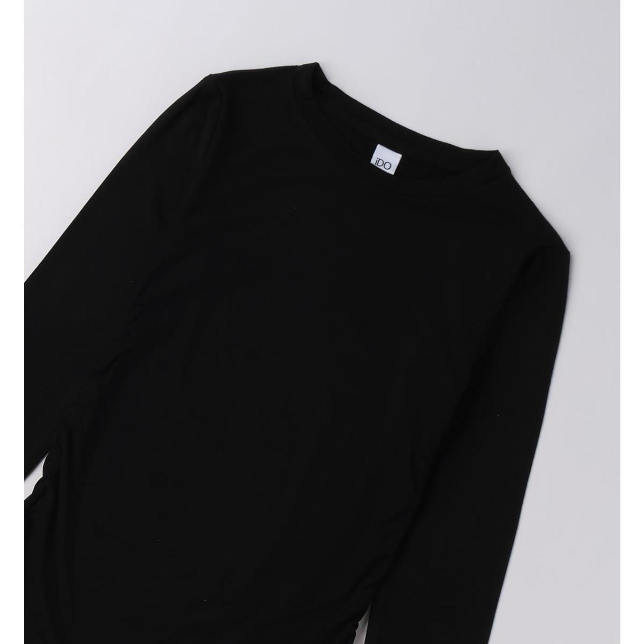 Μπλούζα μακό κορίτσι I DO-4.F496-0658-Black φωτογραφία