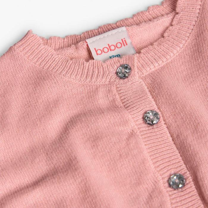 Ζακέτα πλεκτή κορίτσι Boboli-702289-3854-Pink
