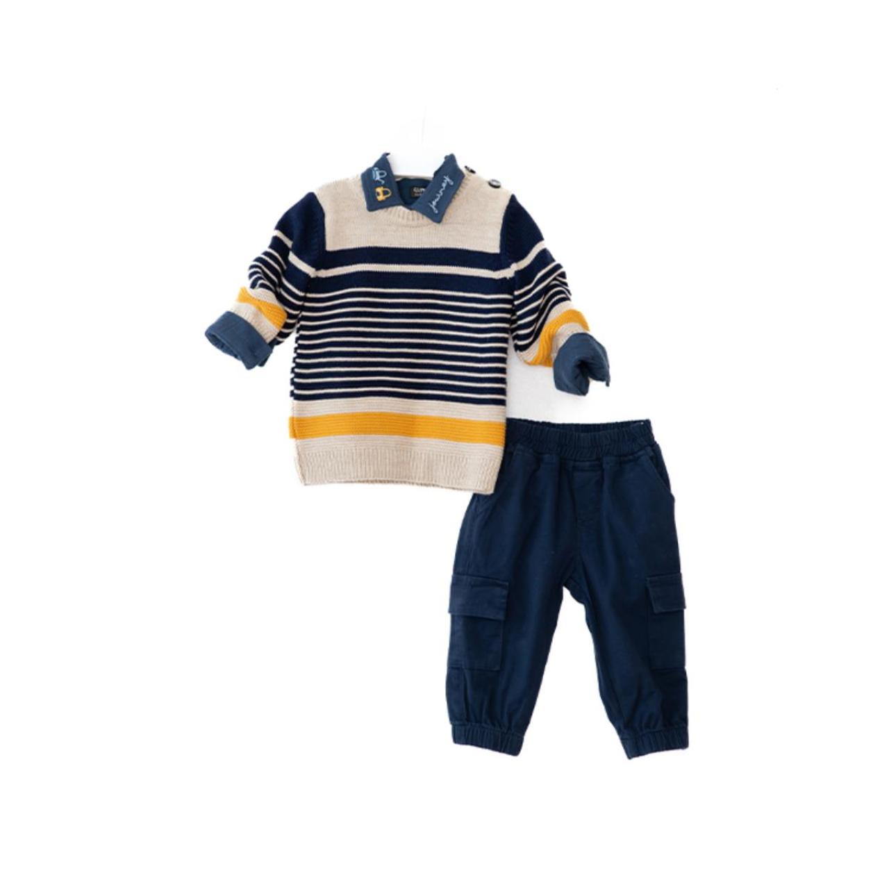 Σετ μπεμπέ 3 τεμ.αγόρι Restart-25/10518-Navy
