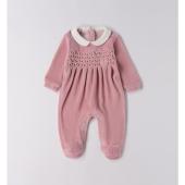 Φορμάκι μπεμπέ βελουτέ κορίτσι I DO-4.F187-2783-Pink