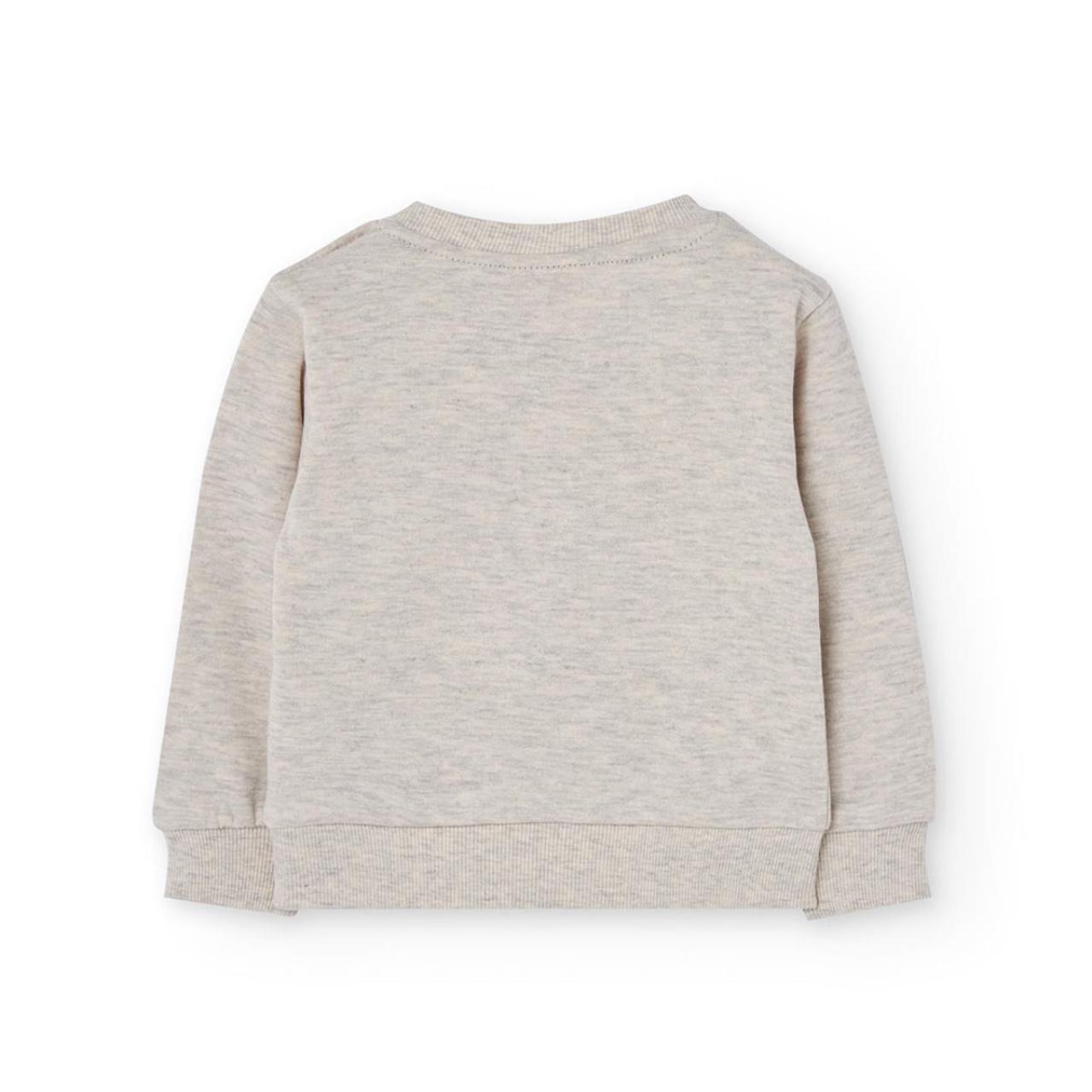 Σετ φόρμα φούτερ κορίτσι Boboli-232108-7402-Beige φωτογραφία