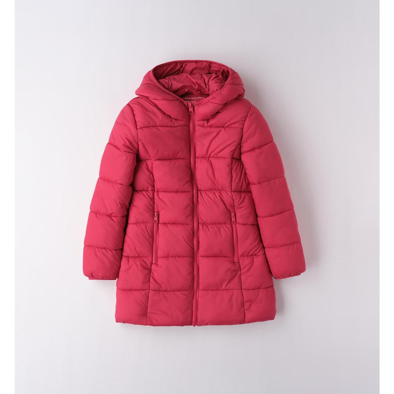 I DO Μπουφάν μακρύ κορίτσι I DO-4.F554-2365-Fuchsia