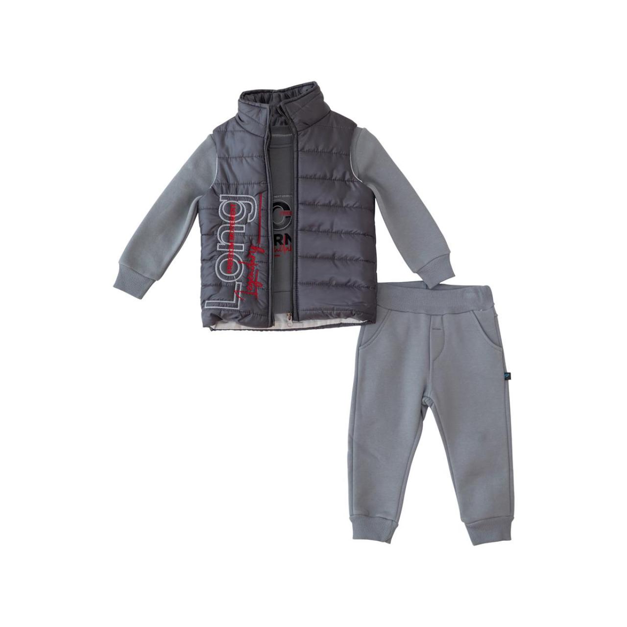 RESTART Σετ 3 τεμ.αγόρι Restart-25/1003-Grey